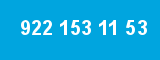 922 153 11 53 922 153 11 53